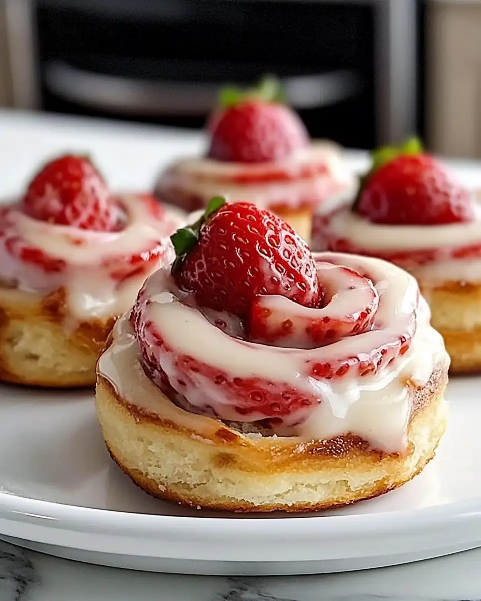 Irresistible Strawberry Cheesecake Cinnabon Rolls: A Delectable Meal Delight - Featured Image