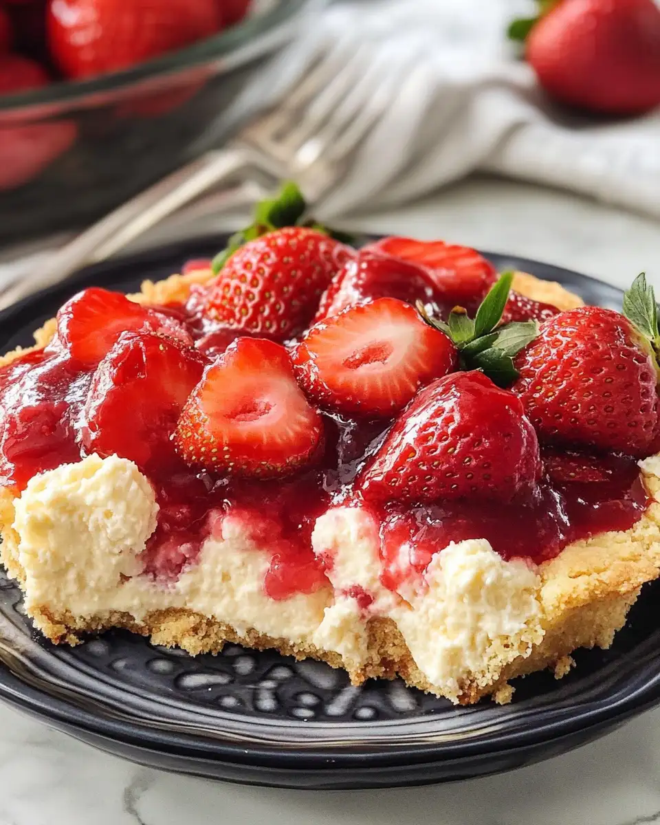 Irresistible Strawberry Cheesecake Dump Cake Delight - Featured Image
