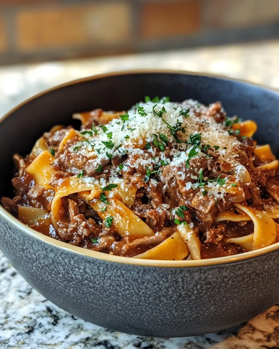 Final dish - Sunday Slow Cooker Beef Ragu: A Cozy Culinary Hug