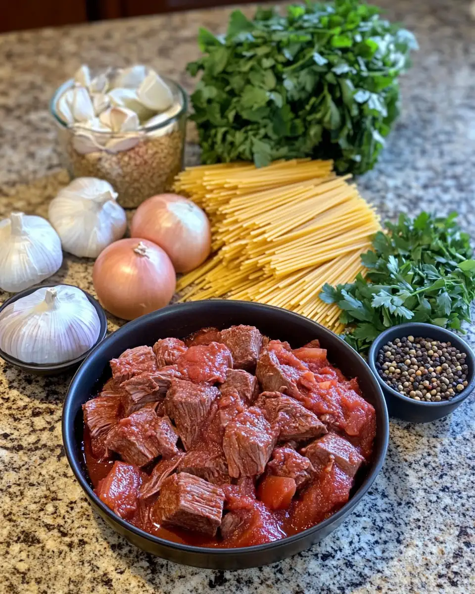 Ingredients for Sunday Slow Cooker Beef Ragu: A Cozy Culinary Hug