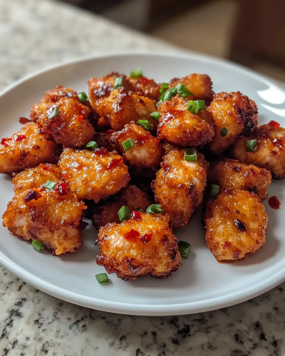 Final dish - Sweet and Spicy Crispy Salmon Nuggets: A Flavor Explosion in Every Bite