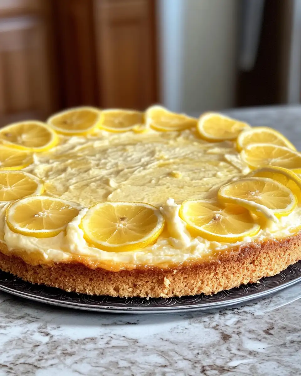 Zesty Delight: Indulge in the Tangy Lemon Cream Cheese Dump Cake 6 Final dish - Zesty Delight: Indulge in the Tangy Lemon Cream Cheese Dump Cake
