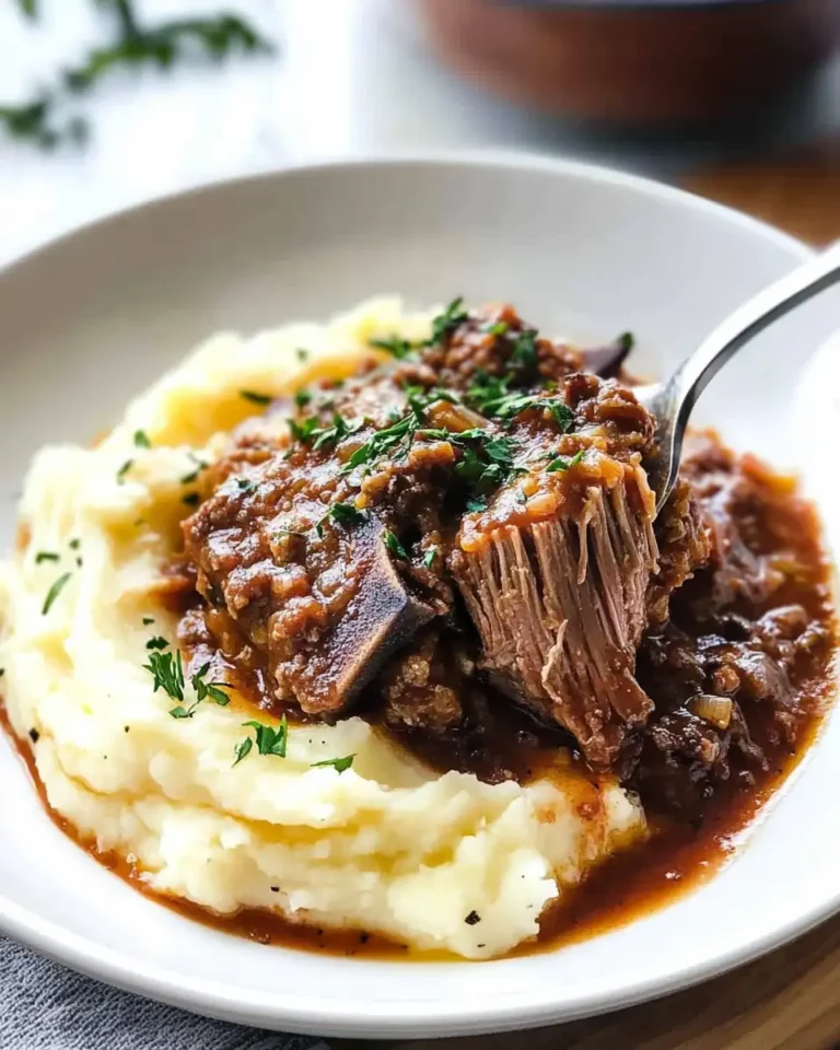 Heavenly Tender Short Rib Ragu Meets Silky Parmesan Mashed Potatoes - Featured Image