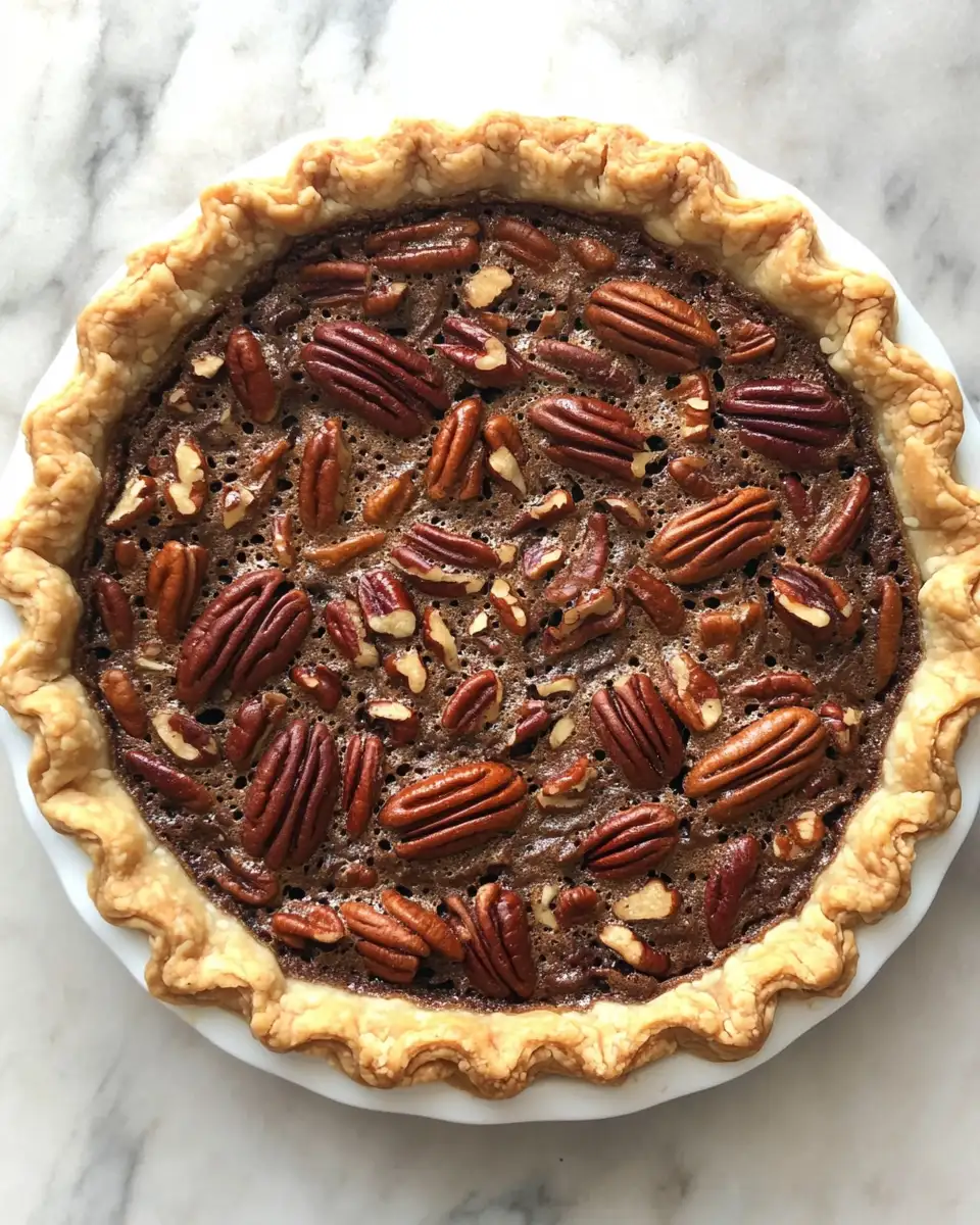 Decadent Delight: Dive into the Richness of Texas Chocolate Pecan Pie 6 Final dish - Decadent Delight: Dive into the Richness of Texas Chocolate Pecan Pie