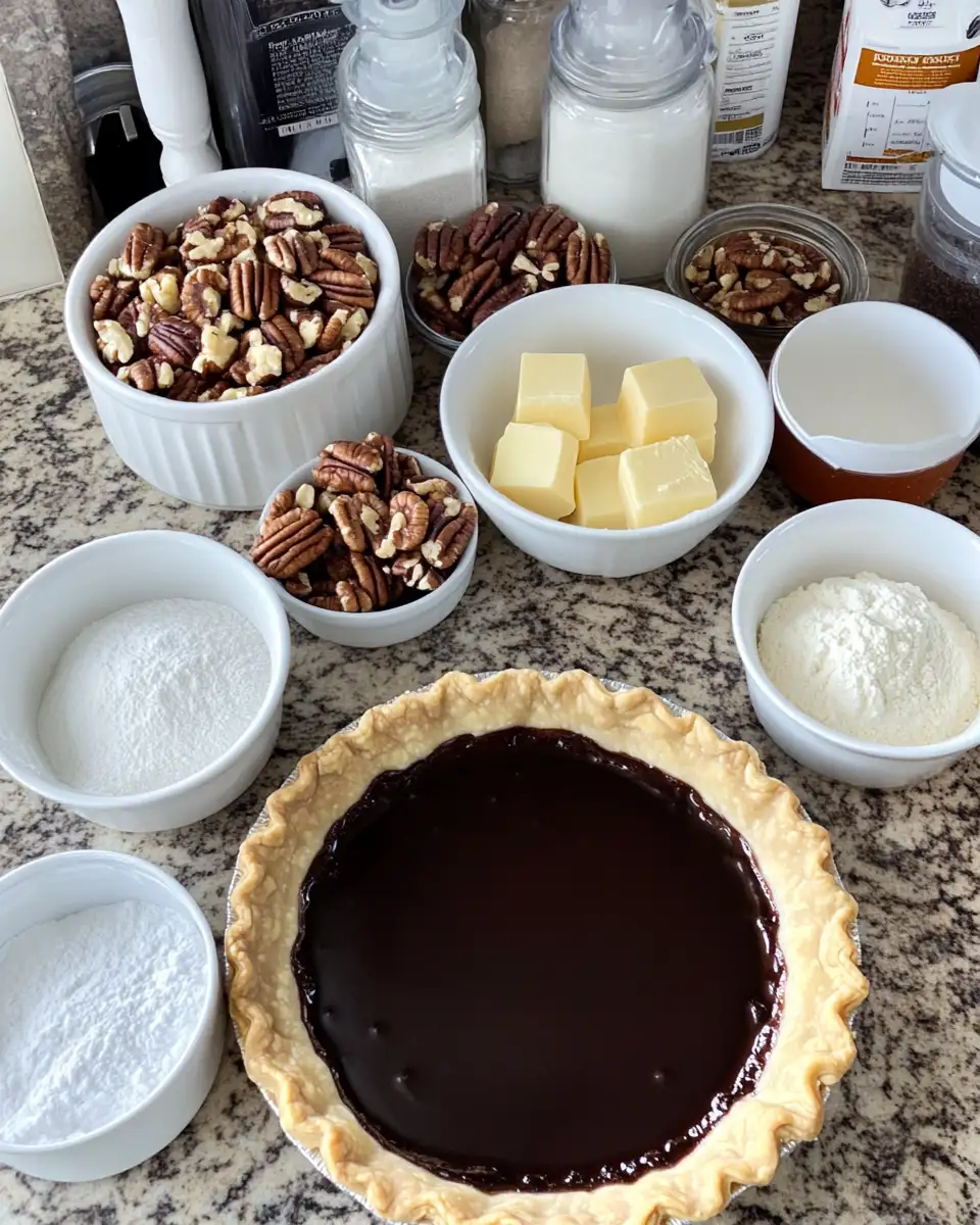 Decadent Delight: Dive into the Richness of Texas Chocolate Pecan Pie 4 Ingredients for Decadent Delight: Dive into the Richness of Texas Chocolate Pecan Pie