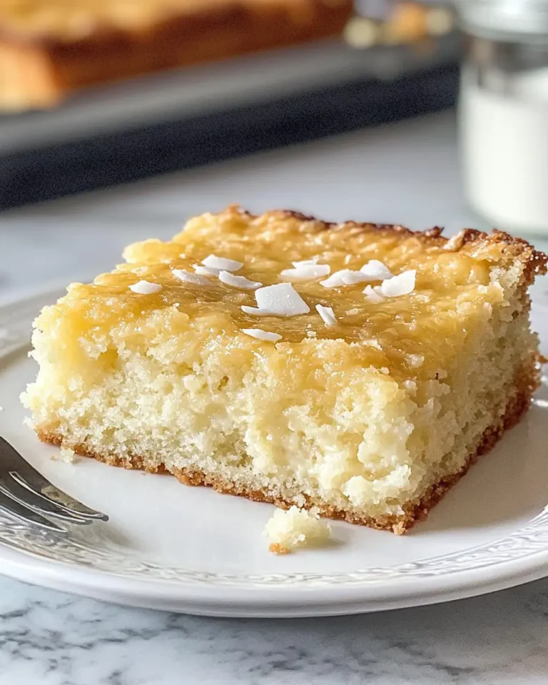 Indulge in the Ultimate Ooey Gooey Coconut Cake Recipe - Featured Image