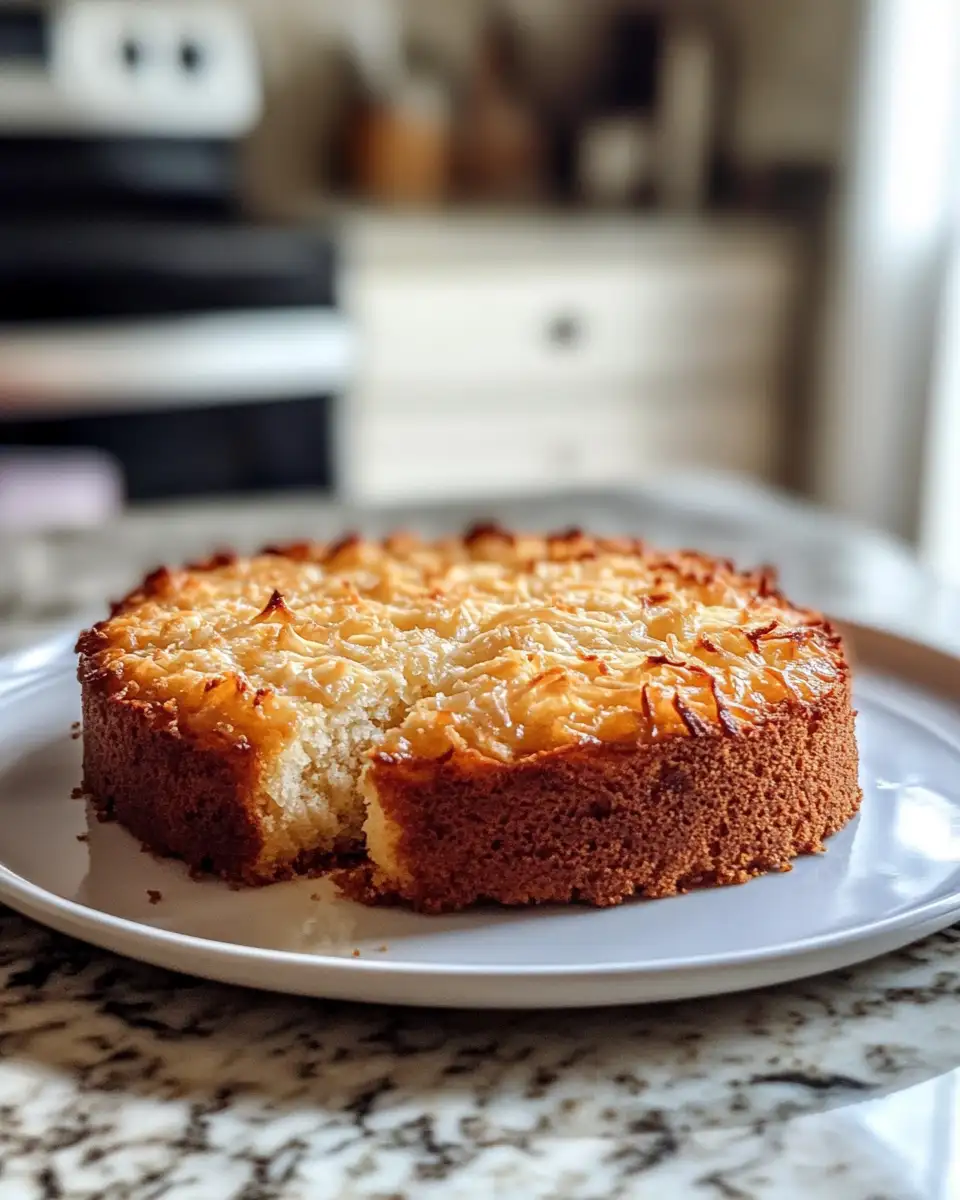 Final dish - Indulge in the Ultimate Ooey Gooey Coconut Cake Recipe