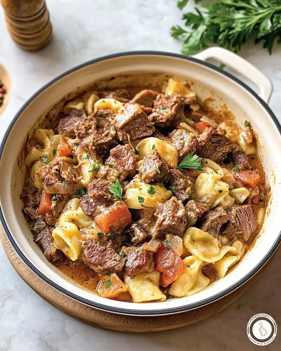 Tuscan Beef Casserole to Wow Your Guests - Featured Image