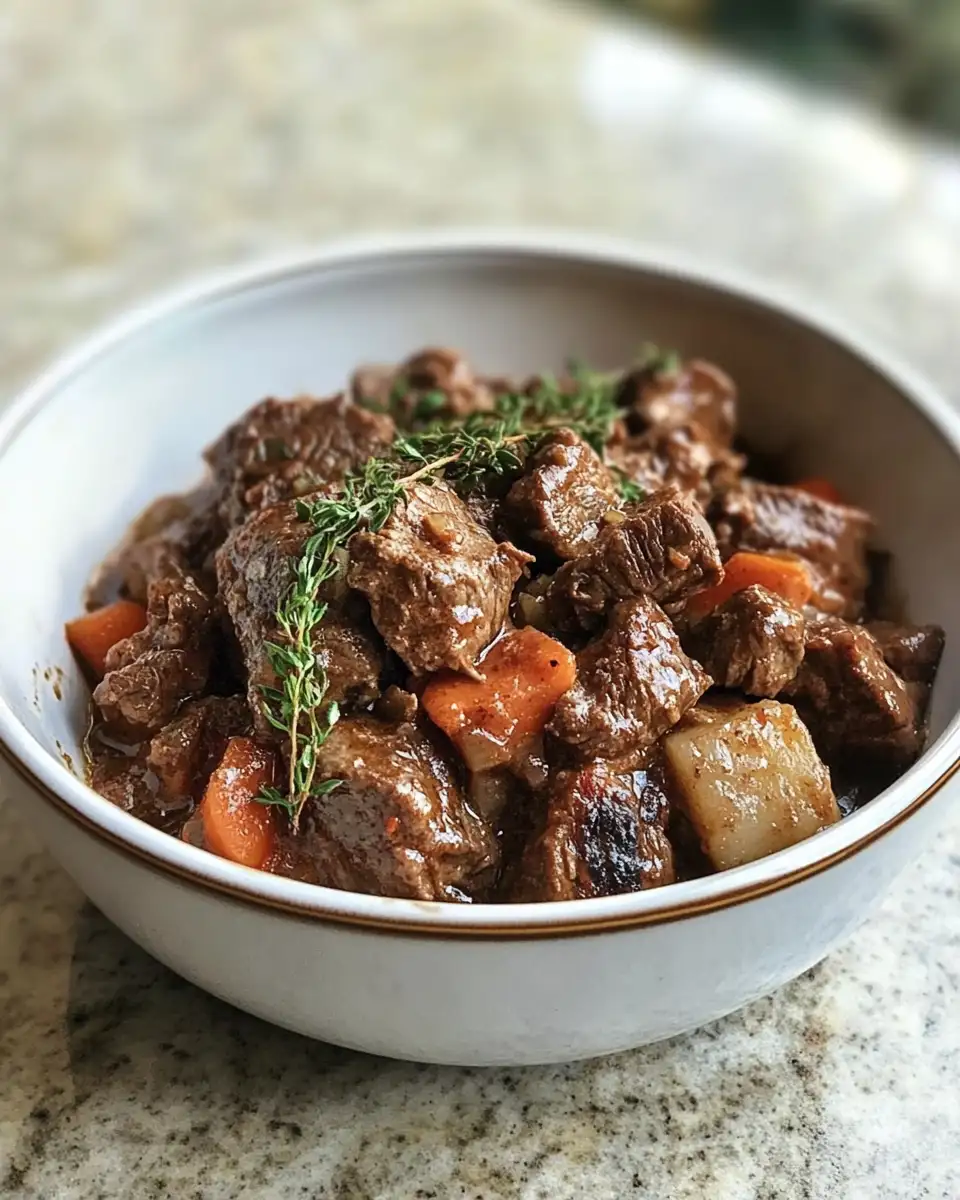 Final dish - Tuscan Beef Casserole to Wow Your Guests