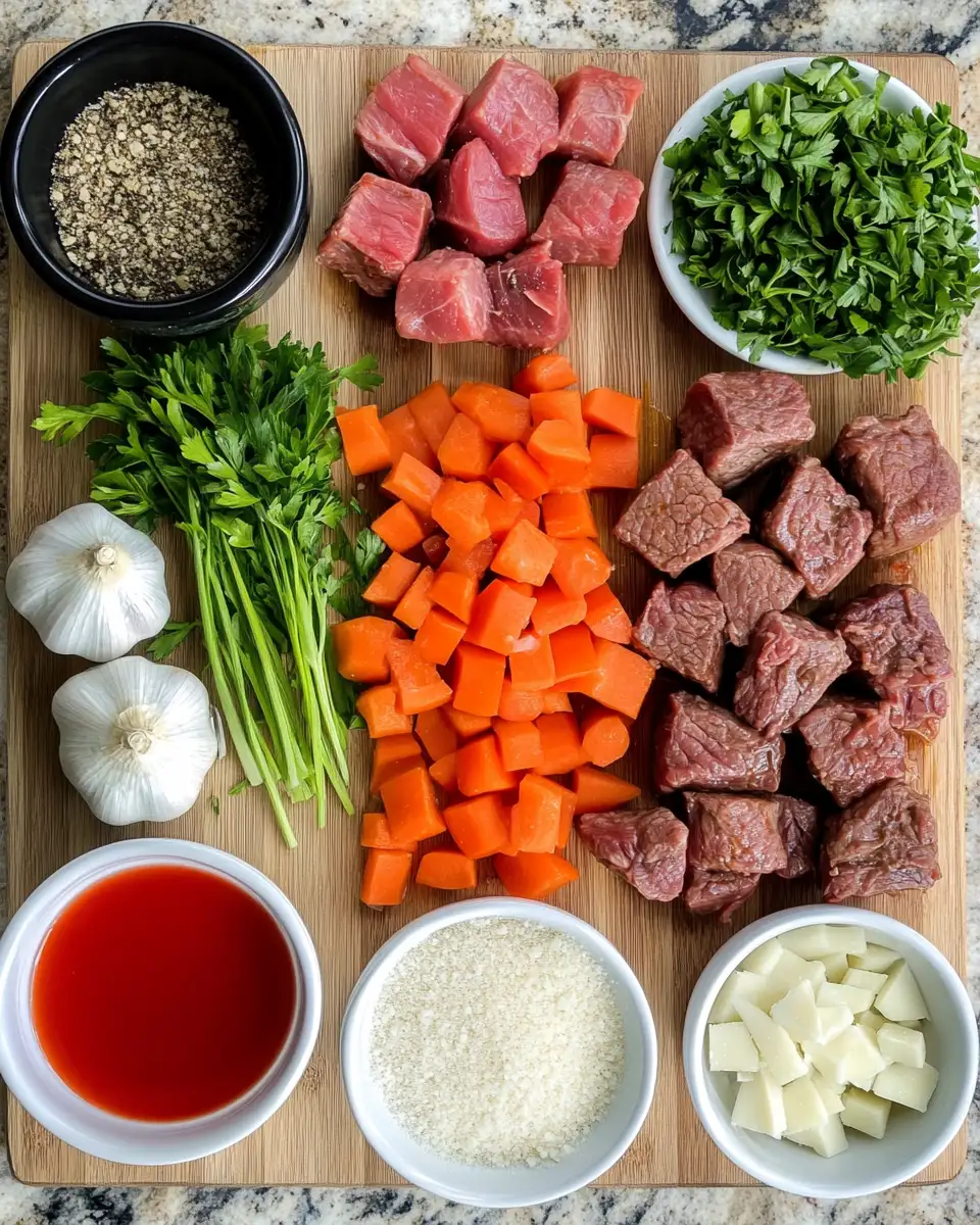 Ingredients for Tuscan Beef Casserole to Wow Your Guests