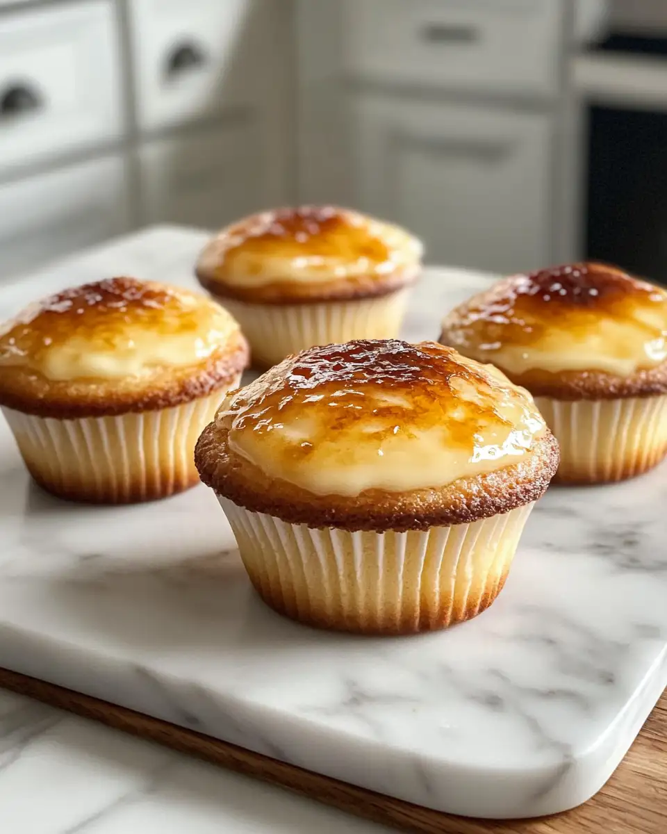 Decadent Vanilla Bean Crème Brûlée Cupcakes: A Sweet Twist on a Classic Dessert 6 Final dish - Decadent Vanilla Bean Crème Brûlée Cupcakes: A Sweet Twist on a Classic Dessert