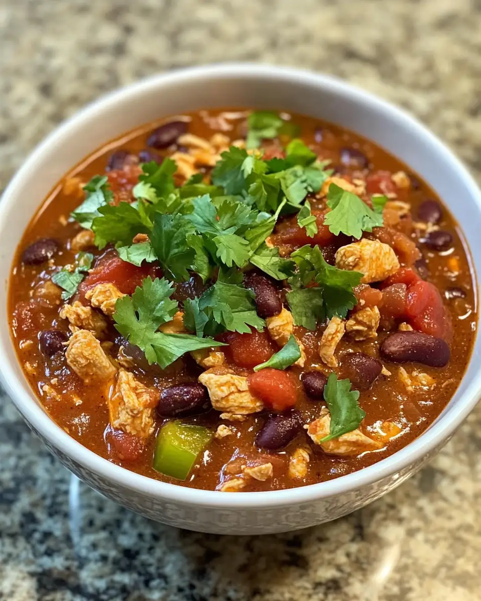 Final dish - Spice Up Your Dinner with Bold and Zesty Buffalo Chicken Chili