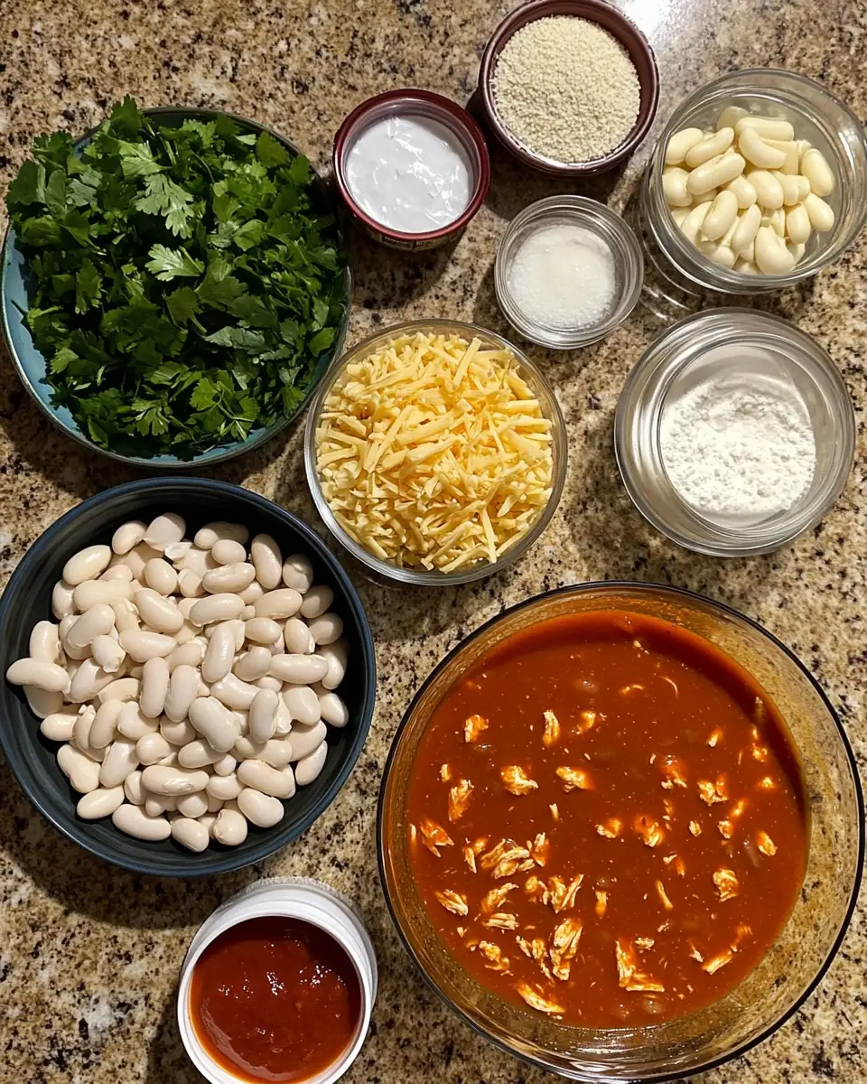 Ingredients for Spice Up Your Dinner with Bold and Zesty Buffalo Chicken Chili