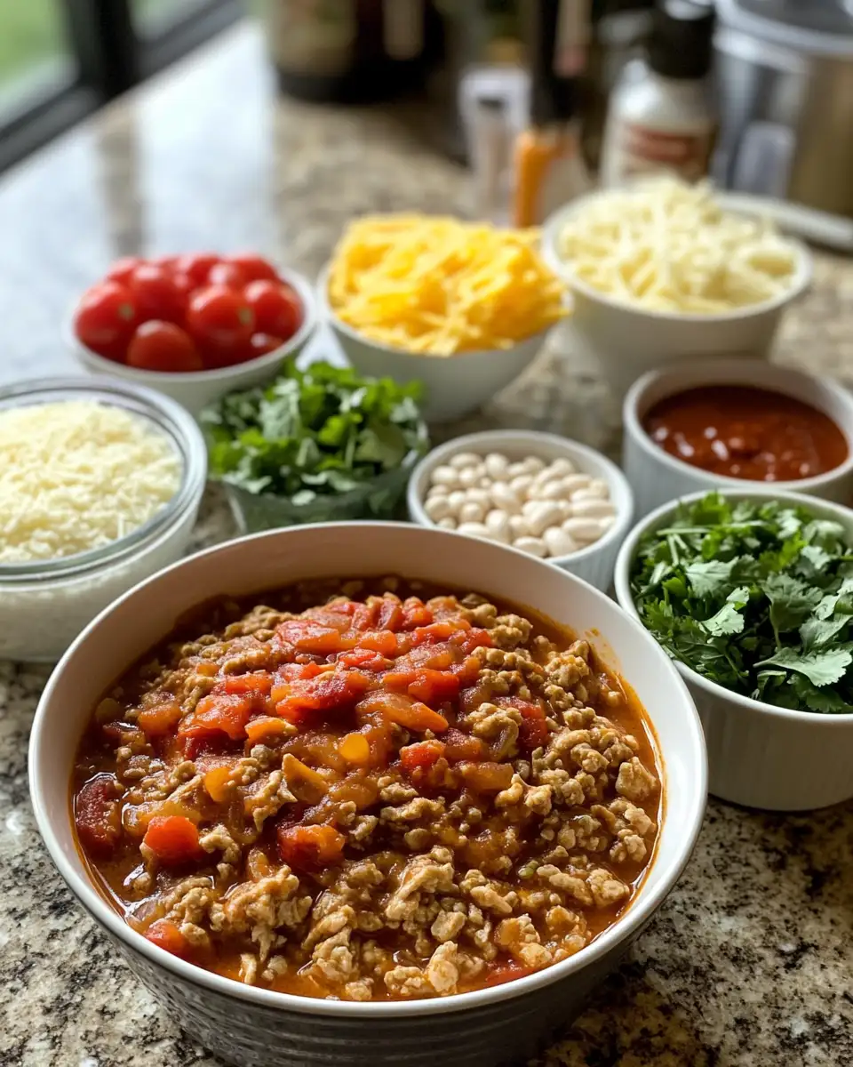 Ingredients for Spice Up Your Dinner with Irresistible Buffalo Chicken Chili