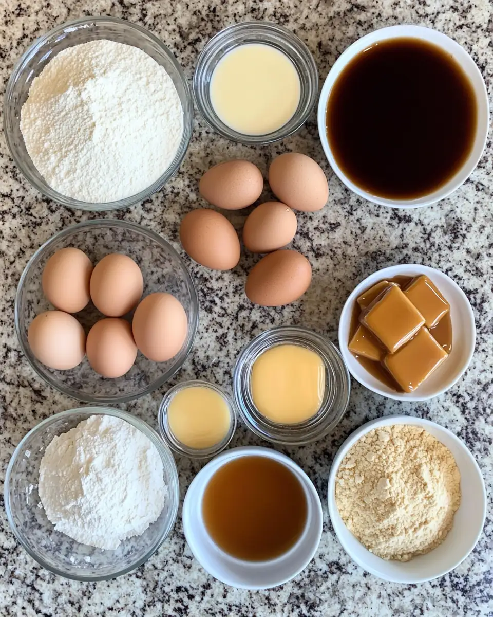 Irresistibly Sweet: Caramel Drizzle Pound Cake Muffins Delight 4 Ingredients for Irresistibly Sweet: Caramel Drizzle Pound Cake Muffins Delight