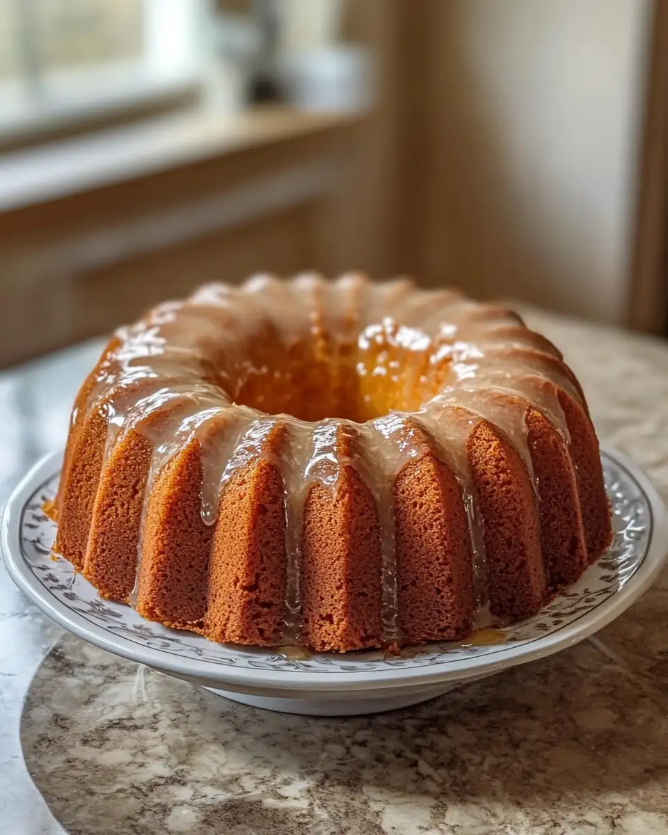 Irresistibly Moist Carrot-Apple Spice Cake with Heavenly Browned-Butter Glaze 6 Final dish - Irresistibly Moist Carrot-Apple Spice Cake with Heavenly Browned-Butter Glaze
