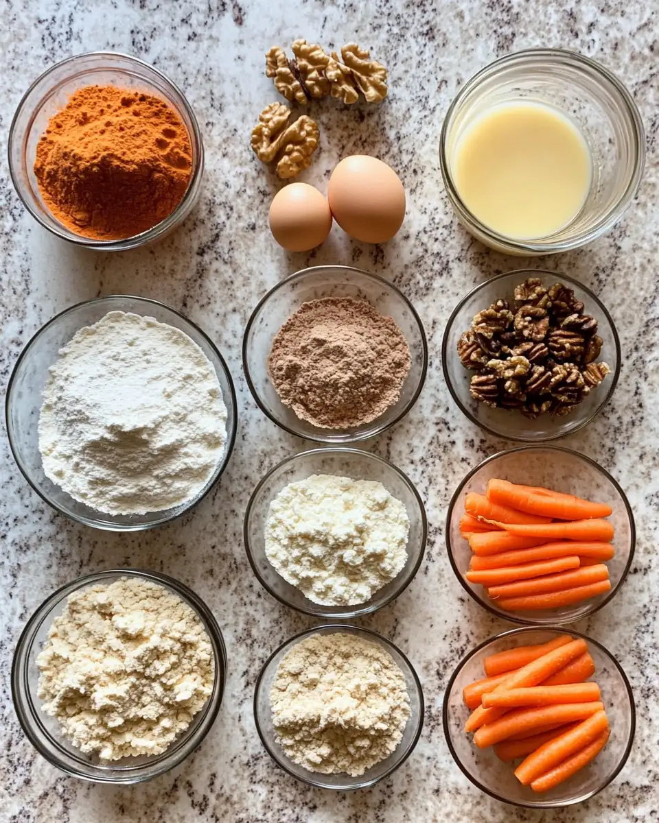 Indulge in Autumn Bliss with Carrot-Apple Spice Cake and Browned-Butter Glaze 4 Ingredients for Indulge in Autumn Bliss with Carrot-Apple Spice Cake and Browned-Butter Glaze