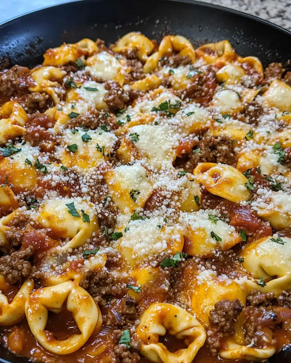 Cheesy Beef Enchilada Tortellini: A Flavorful Fusion Fiesta - Featured Image