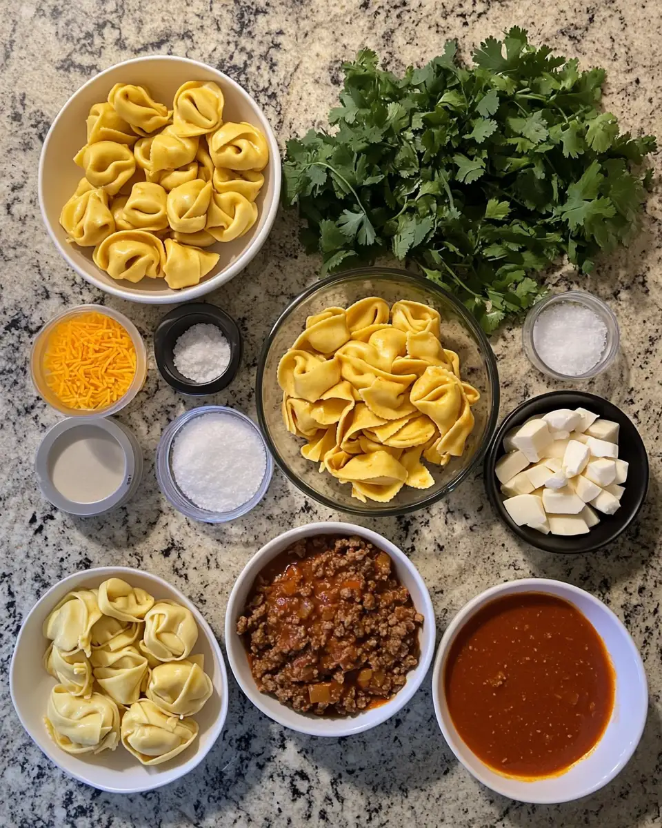 Cheesy Beef Enchilada Tortellini: A Flavorful Fusion Fiesta 4 Ingredients for Cheesy Beef Enchilada Tortellini: A Flavorful Fusion Fiesta