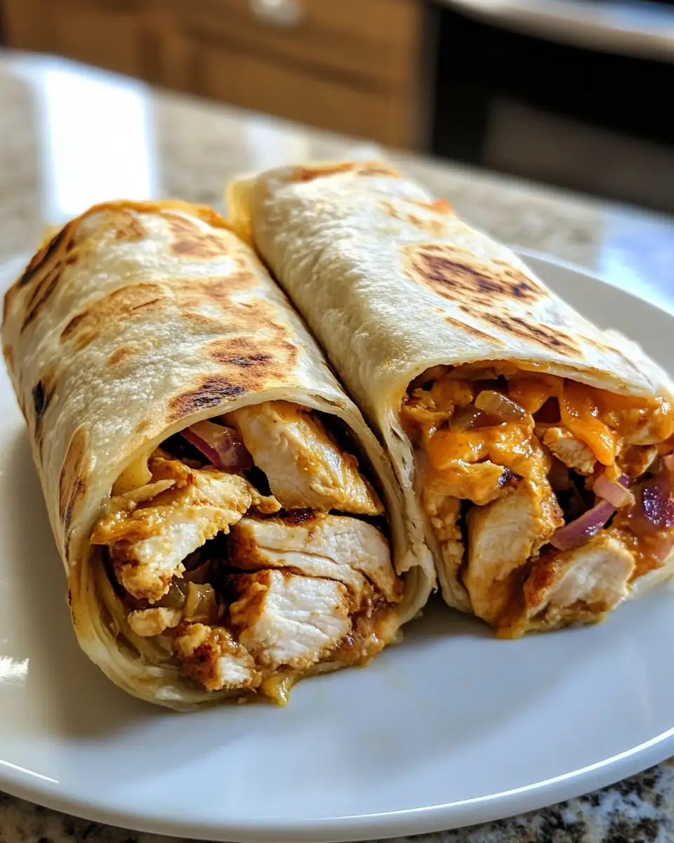 Irresistible Cheesy Chicken Wrap Recipes That Will Make Your Taste Buds Dance 6 Final dish - Irresistible Cheesy Chicken Wrap Recipes That Will Make Your Taste Buds Dance