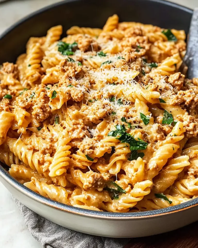 Cheesy Ground Chicken Pasta: A Comforting Twist on a Classic Dish - Featured Image