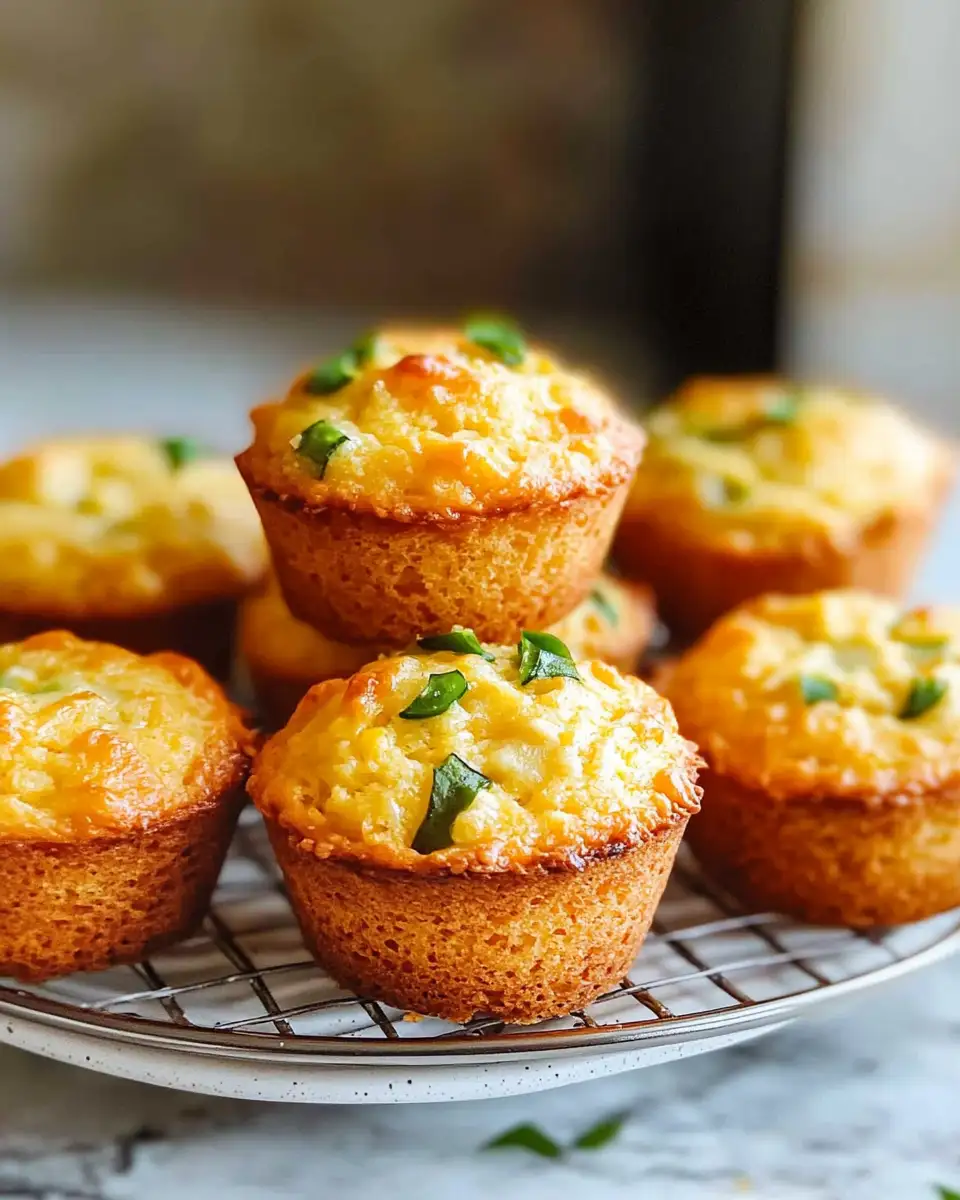 Spice Up Your Day with Irresistible Cheesy Jalapeño Cornbread Muffins - Featured Image