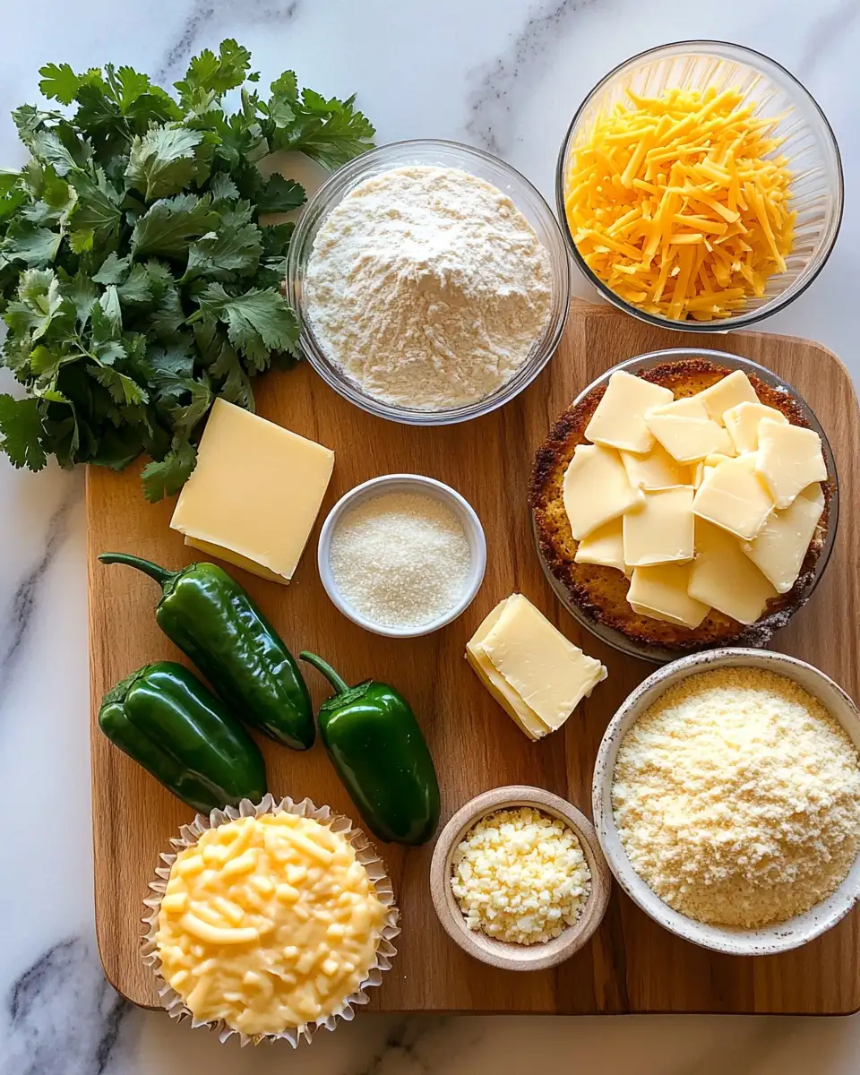 Spice Up Your Table with Irresistible Cheesy Jalapeño Cornbread Muffins 4 Ingredients for Spice Up Your Table with Irresistible Cheesy Jalapeño Cornbread Muffins