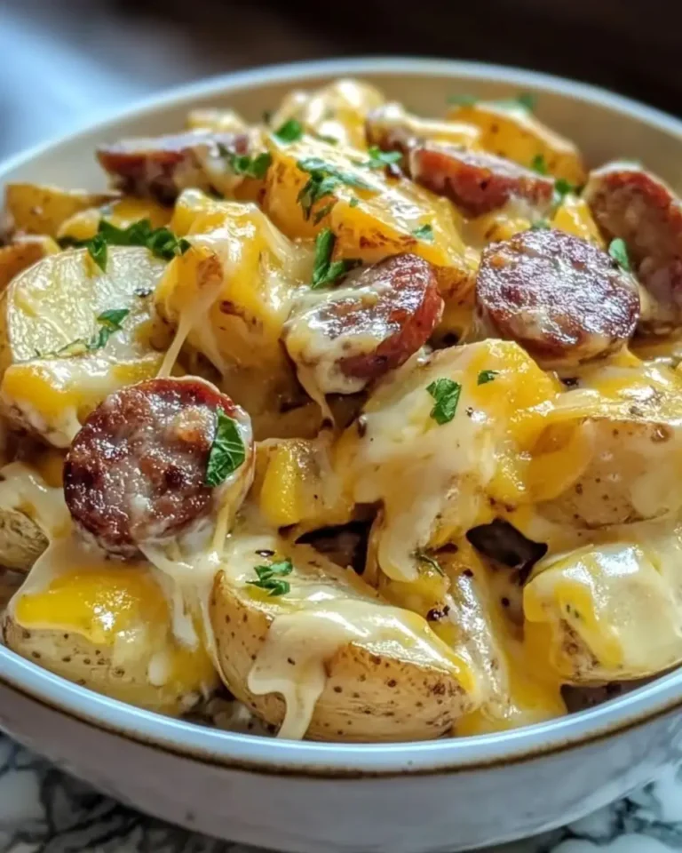 Irresistible Cheesy Ranch Potatoes and Smoked Sausage Delight - Featured Image