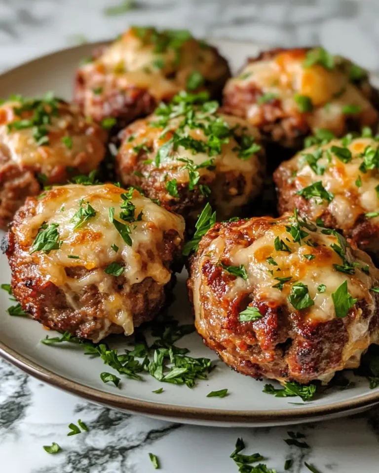 Cheesy Stuffed Meatloaf Bites: Bite-Sized Comfort Heaven - Featured Image