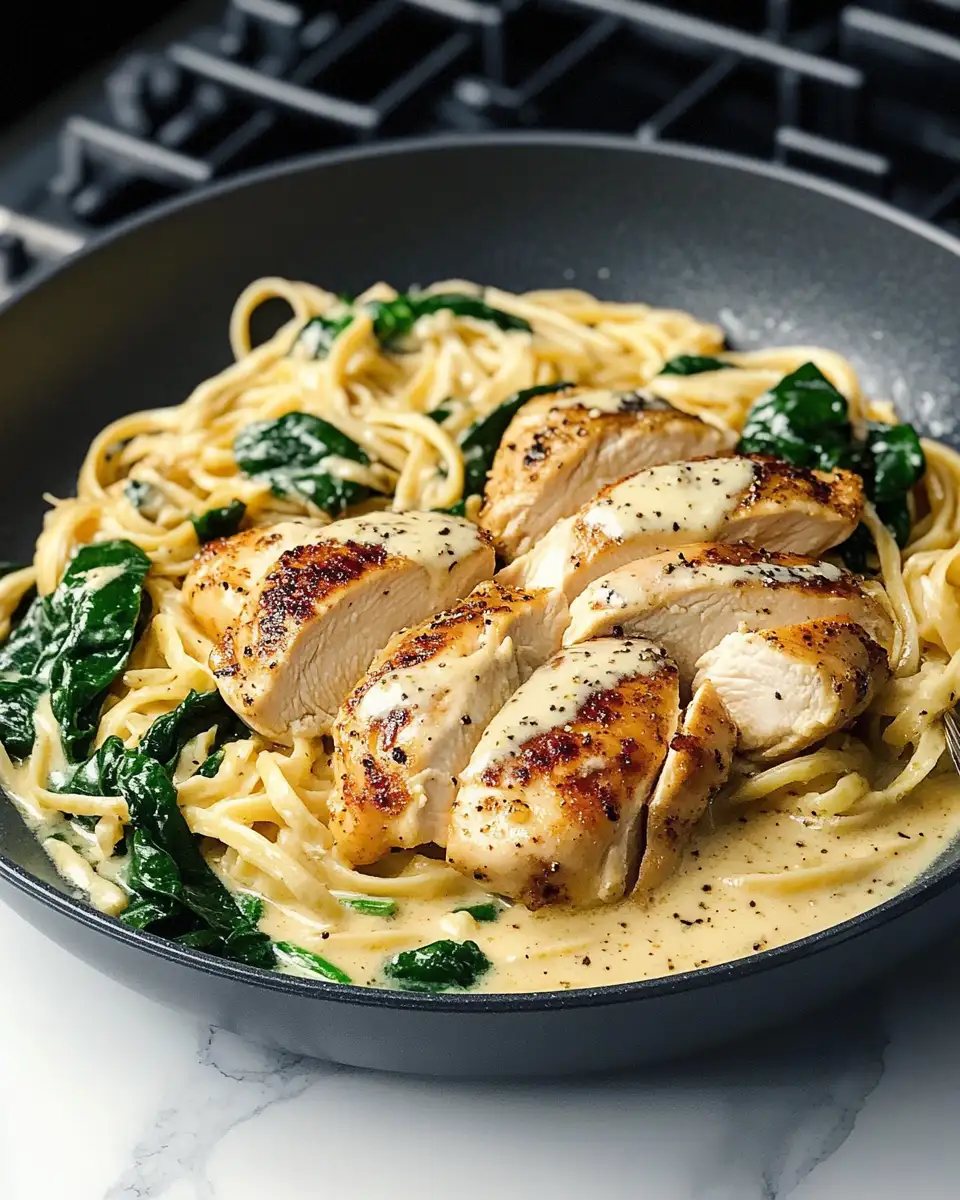 Indulge in the Ultimate Chicken Florentine with Creamy Garlic Sauce - Featured Image