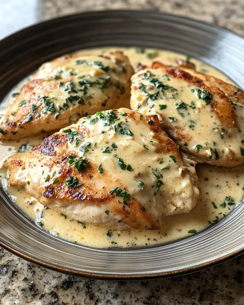 Indulge in the Irresistible Flavors of Chicken Florentine in Creamy Garlic Sauce 6 Final dish - Indulge in the Irresistible Flavors of Chicken Florentine in Creamy Garlic Sauce