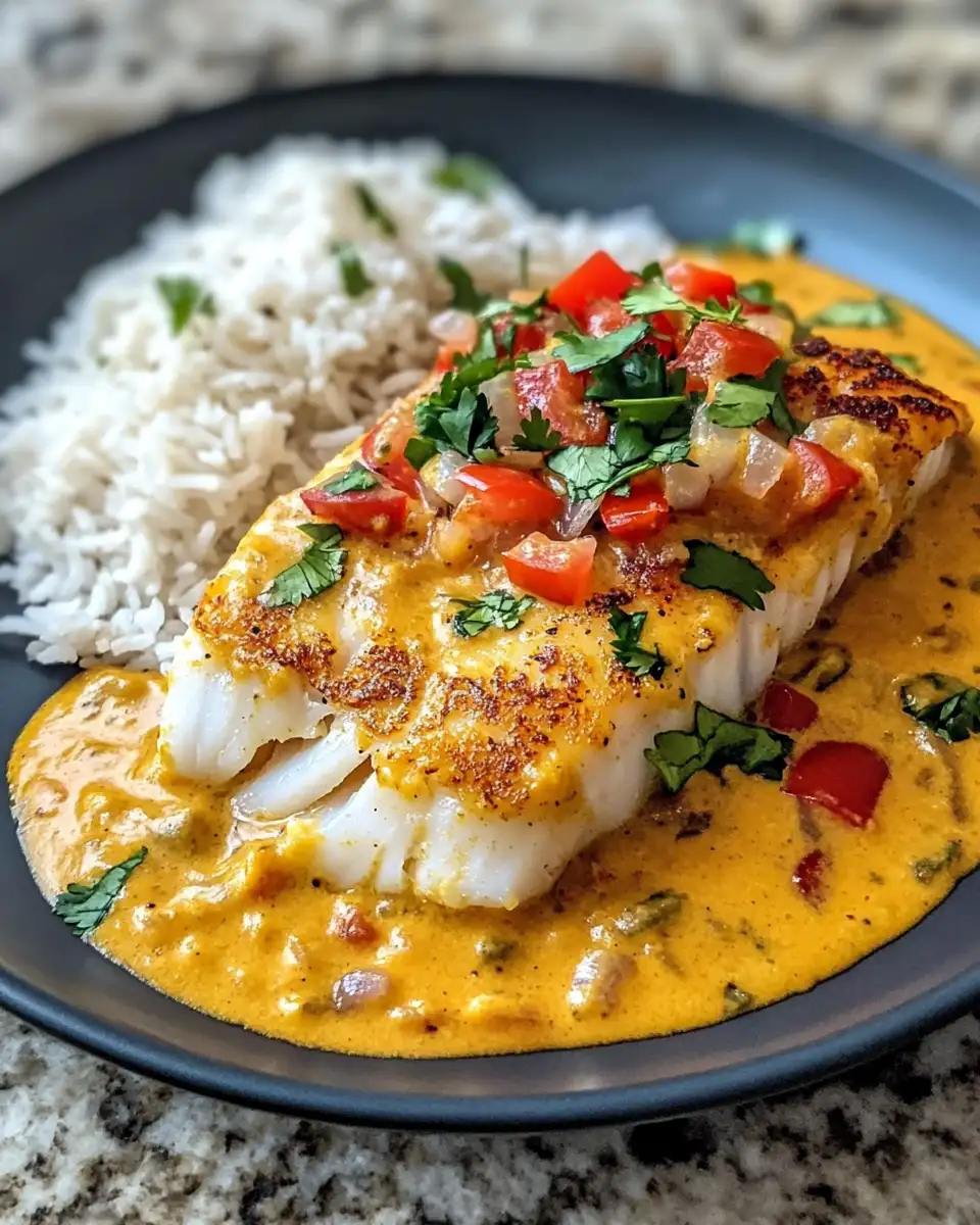 Final dish - Festive Flavors: Christmas Coconut Curry Baked Cod Recipe