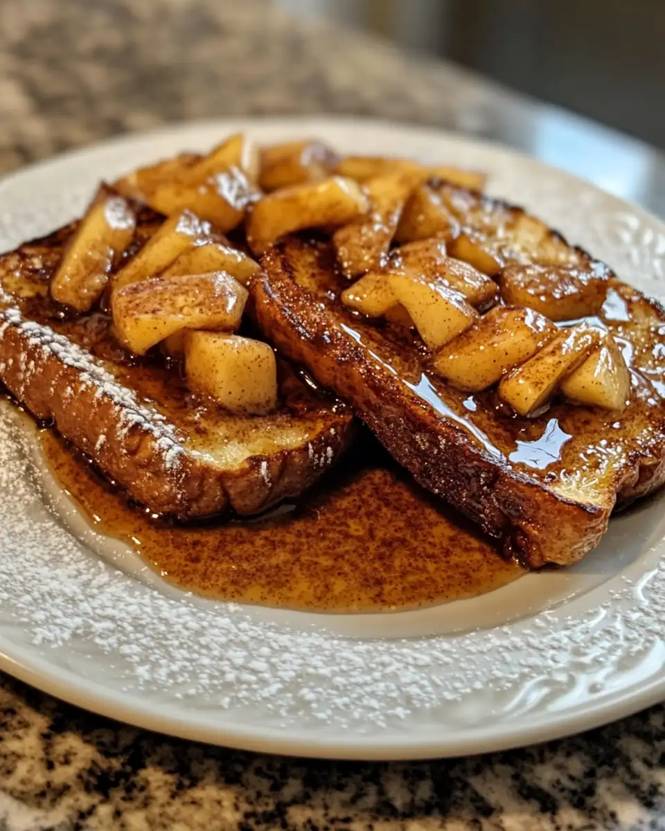 Final dish - Indulge in the Ultimate Cinnamon Apple Butter French Toast Bliss