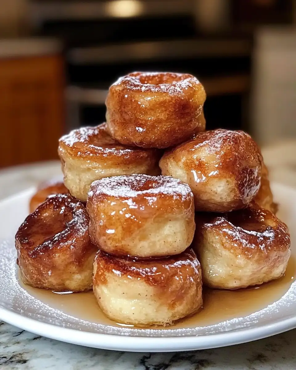Indulge in the Ultimate Breakfast Bliss with Cinnamon Roll French Toast Bites - Featured Image