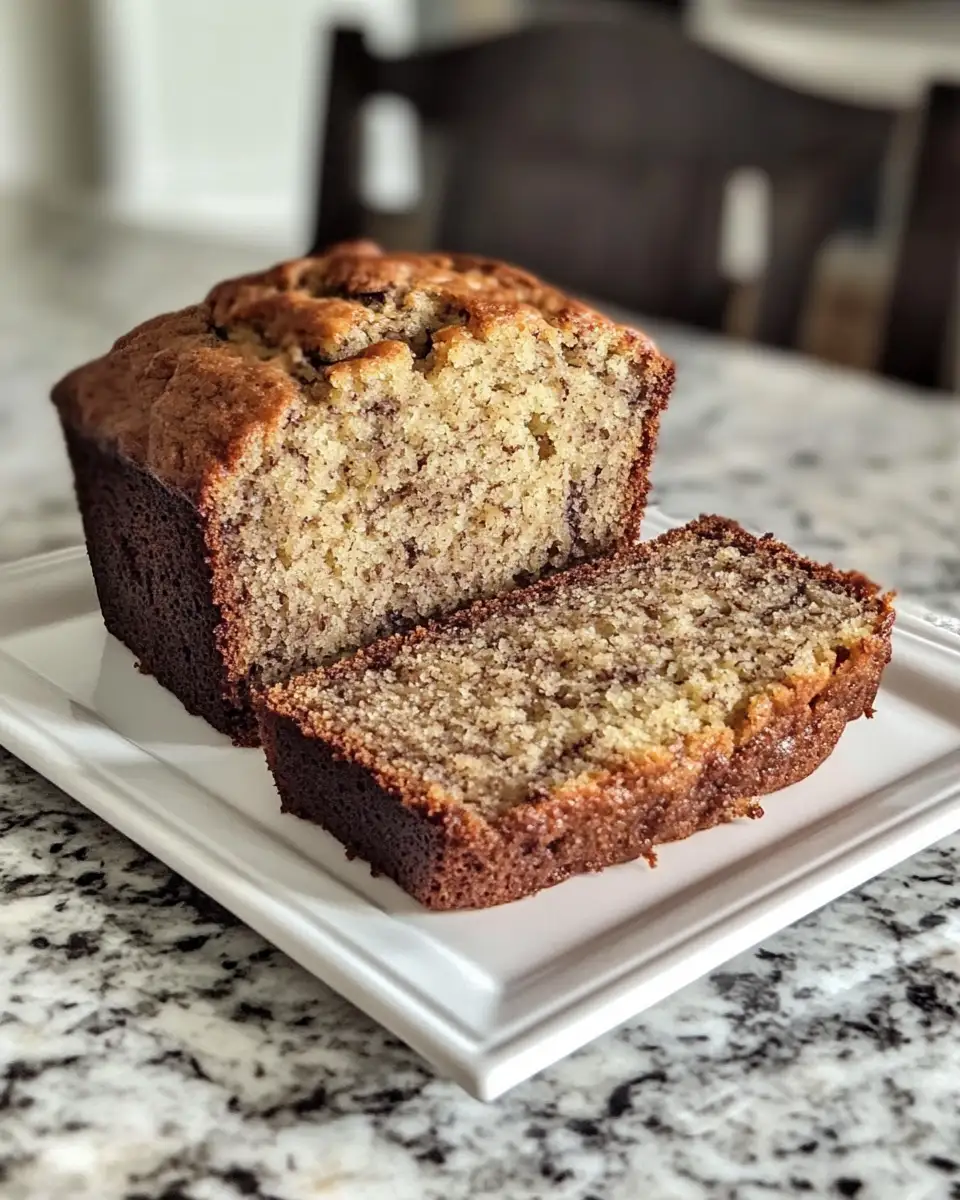 Indulge in the Perfect Slice: Classic Banana Bread with a Brown Sugar Crust 6 Final dish - Indulge in the Perfect Slice: Classic Banana Bread with a Brown Sugar Crust