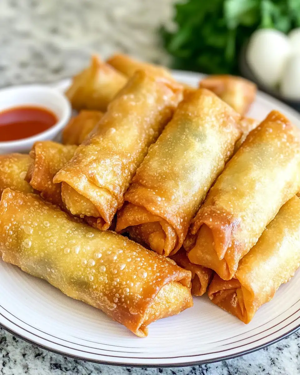 Crispy Classic Egg Rolls with Irresistible Sweet & Sour Dipping Delight - Featured Image