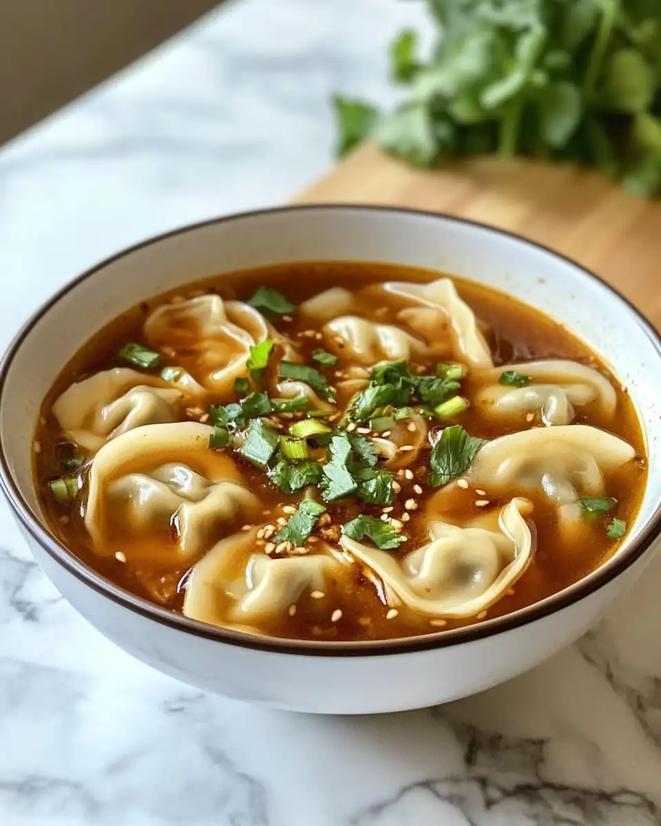 Warm Your Soul with Cozy & Flavorful Potsticker Soup 6 Final dish - Warm Your Soul with Cozy & Flavorful Potsticker Soup