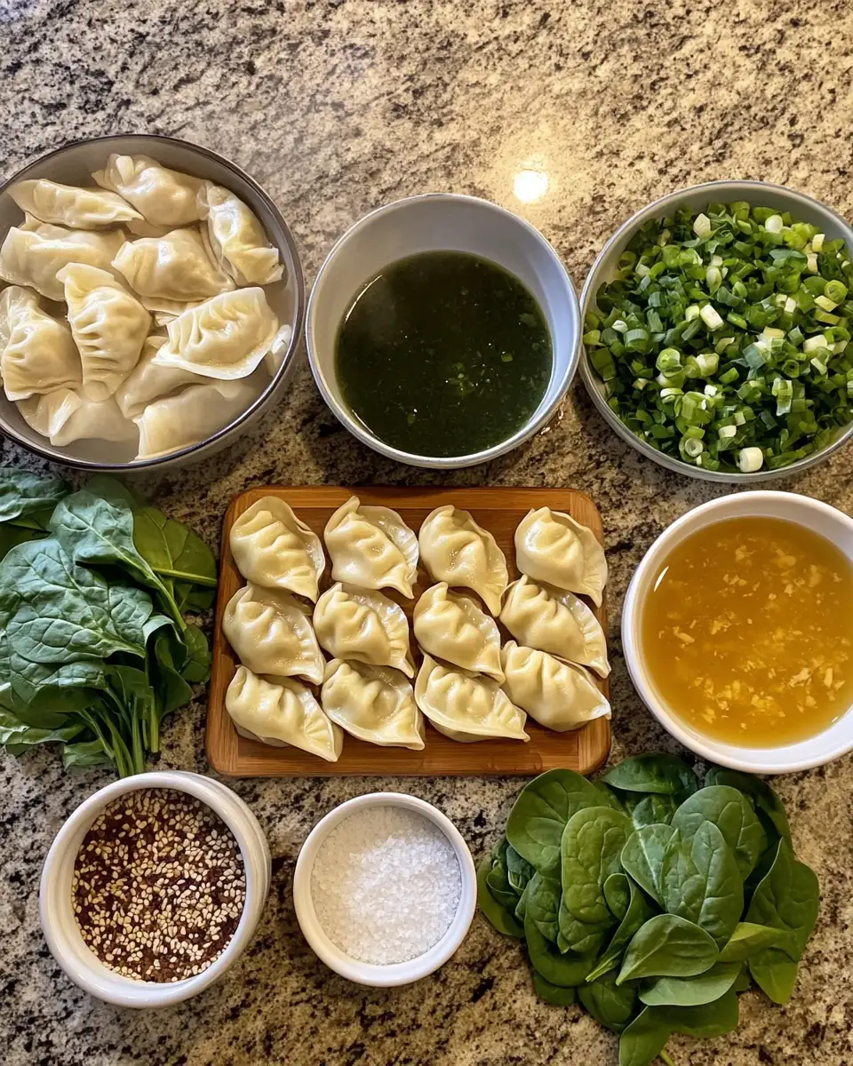 Warm Your Soul with Cozy & Flavorful Potsticker Soup 4 Ingredients for Warm Your Soul with Cozy & Flavorful Potsticker Soup