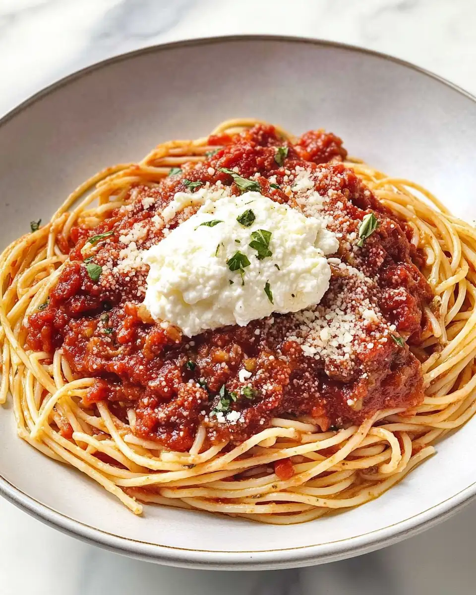 Twirl into Flavor: Cranberry Spaghetti with Ricotta & Parmesan - Featured Image