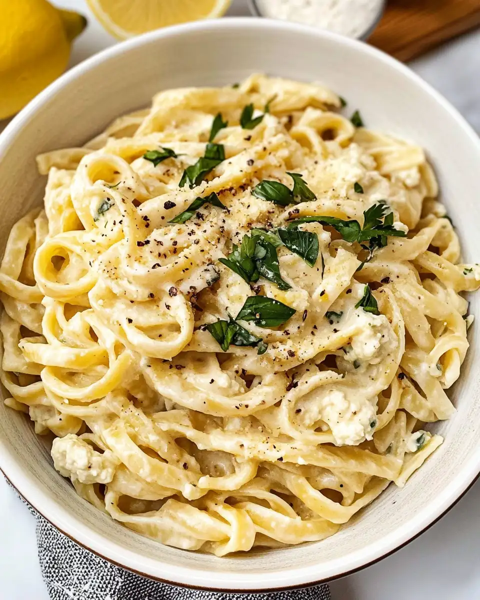 Quick & Creamy: Indulge in 15-Minute Lemon Ricotta Pasta Delight - Featured Image