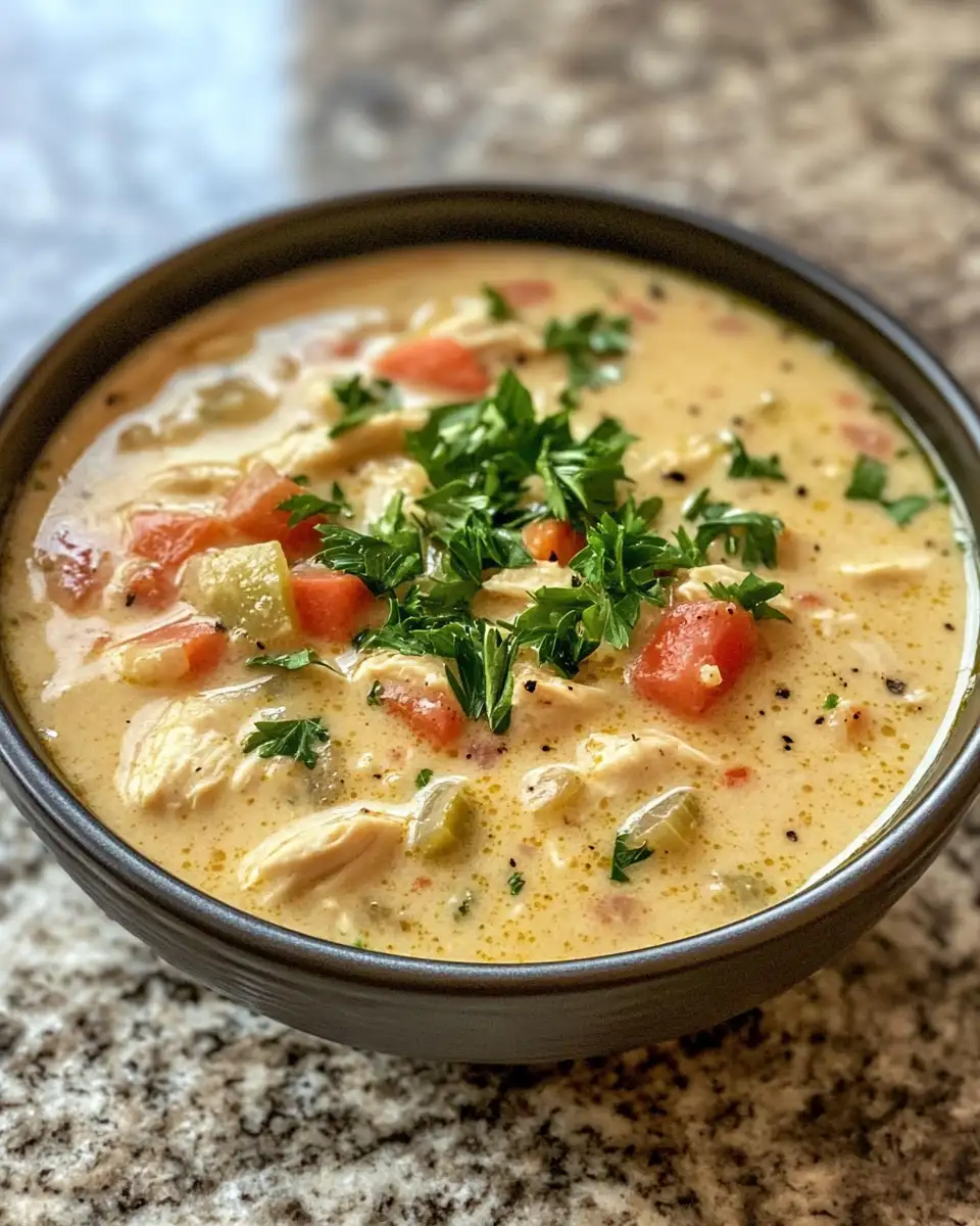 Ultimate Comfort Bowl Creamy Cajun Chicken Soup Delight 6 Final dish - Ultimate Comfort Bowl Creamy Cajun Chicken Soup Delight