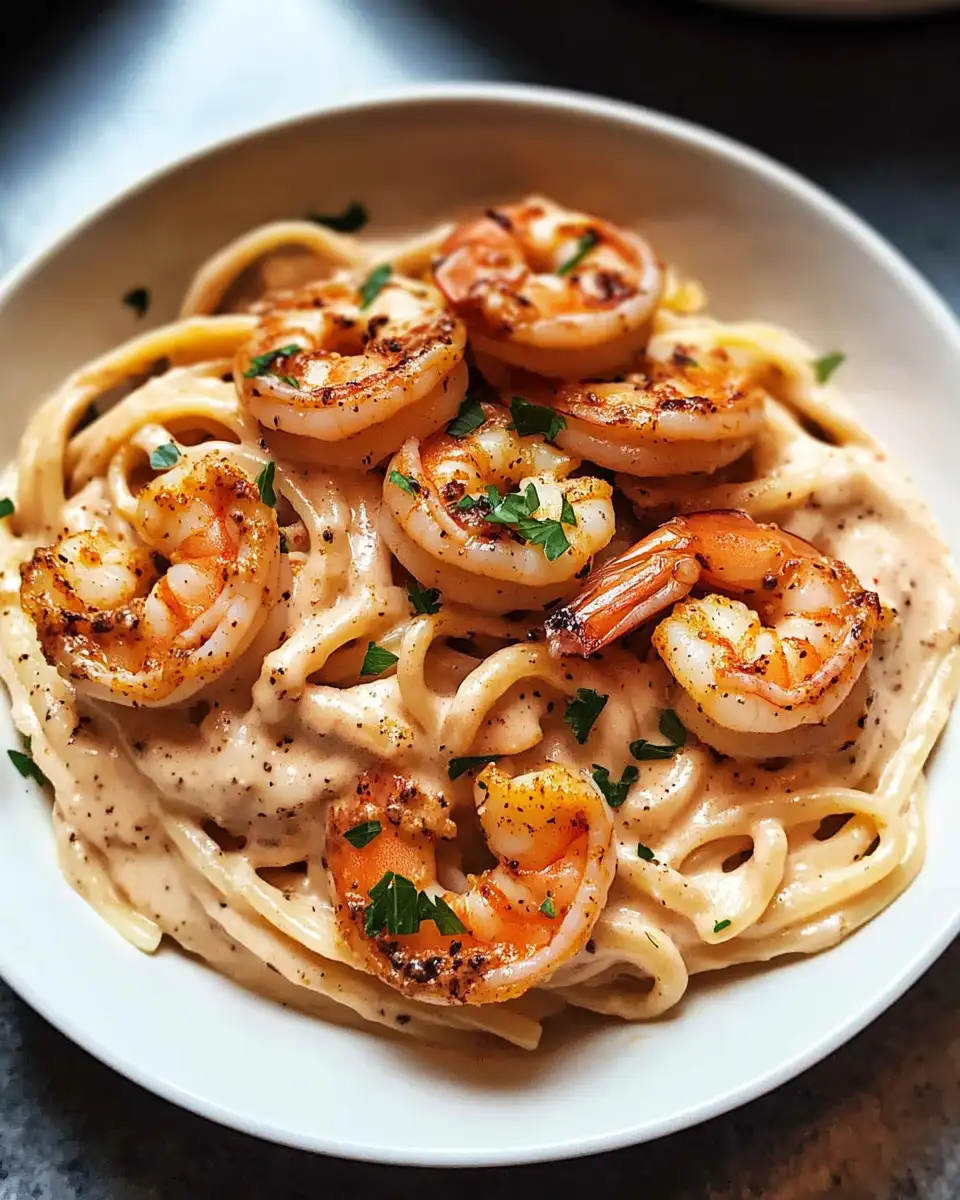 Irresistible Creamy Cajun Shrimp Alfredo Pasta: A Flavorful Fiesta in Every Bite - Featured Image