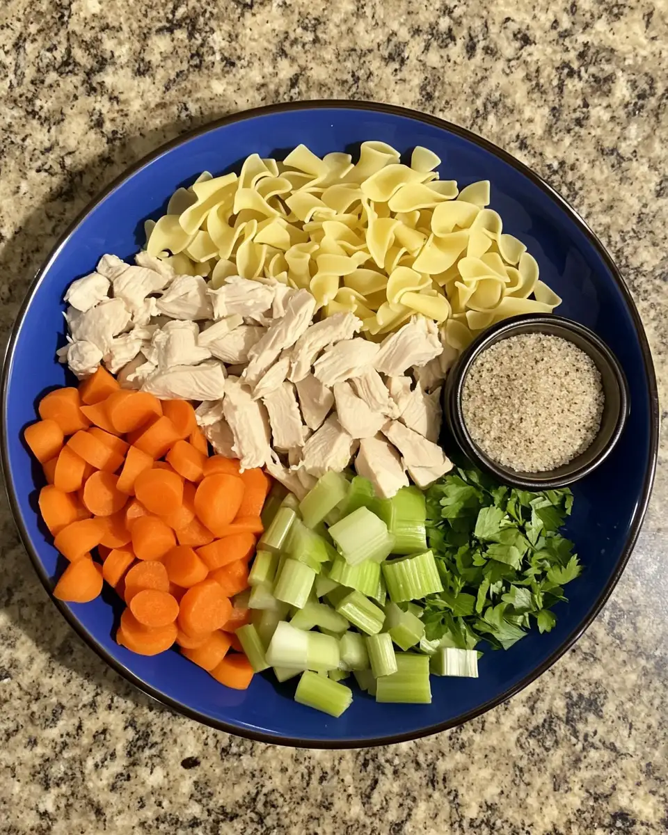 Ingredients for Cozy Up with the Ultimate Creamy Chicken Noodle Soup Recipe