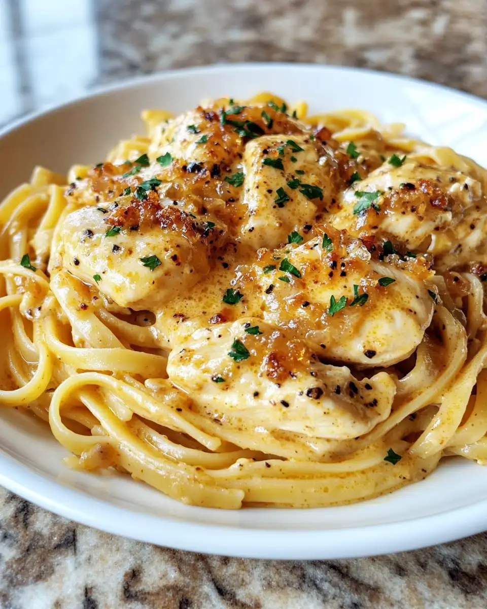 Final dish - Whip Up a Western Delight: Creamy Cowboy Butter Chicken Linguine That'll Wow Your Taste Buds