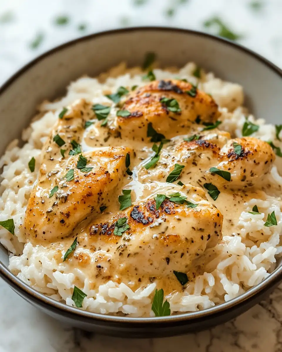 Elevate Your Dinner Game with Creamy Herb Chicken and Basmati Rice - Featured Image