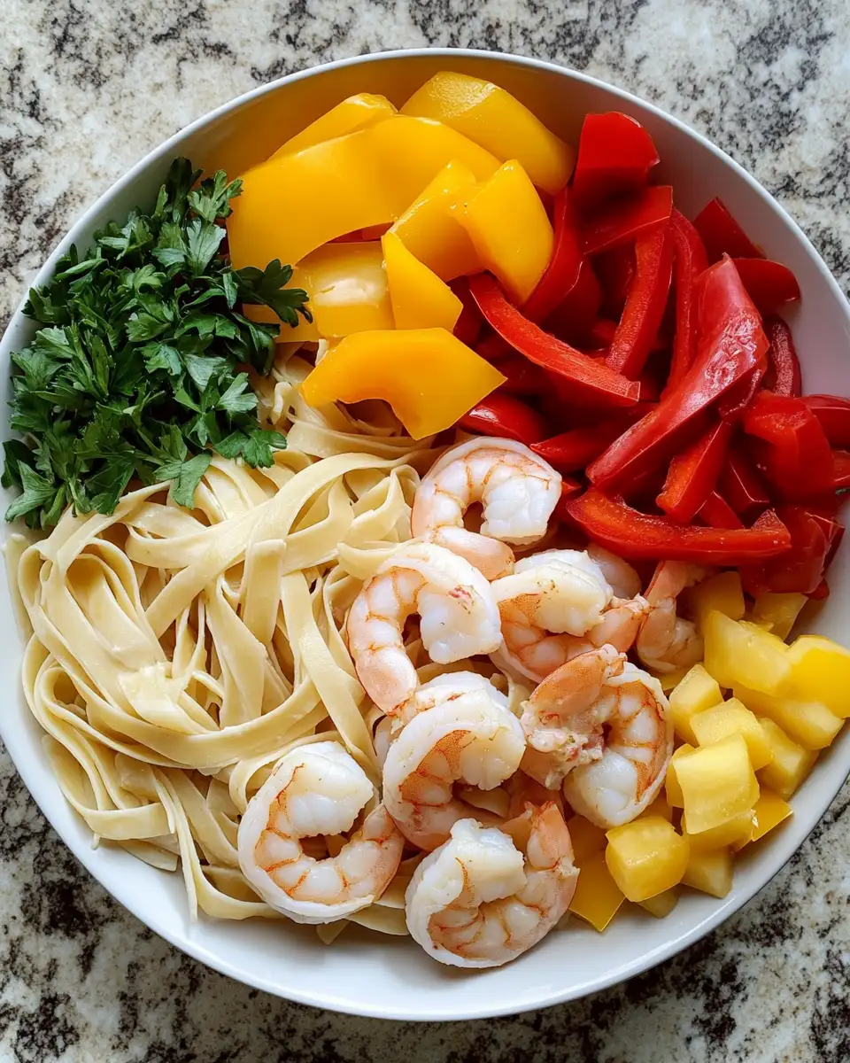 Indulge in the Flavors of Creamy Jamaican Shrimp Rasta Pasta 4 Ingredients for Indulge in the Flavors of Creamy Jamaican Shrimp Rasta Pasta