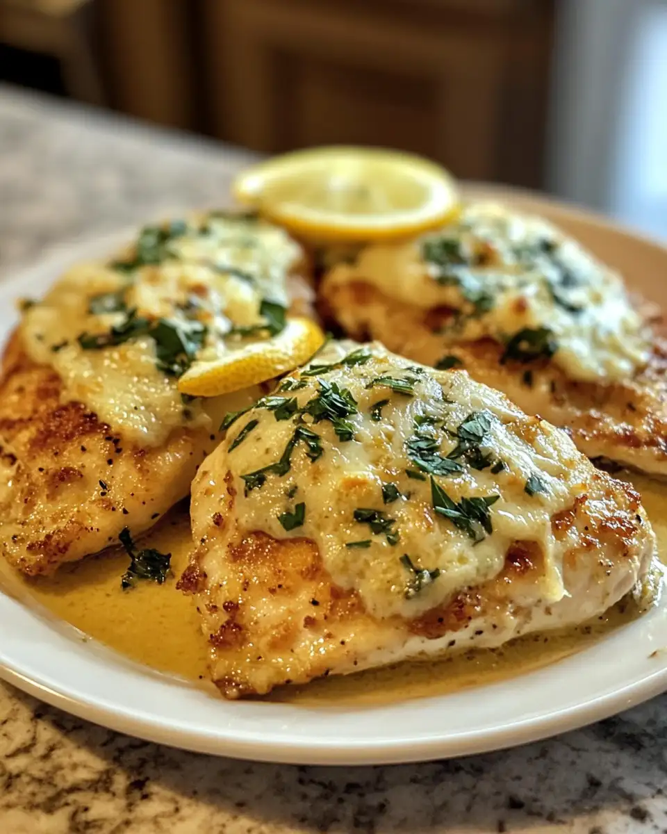 Final dish - Irresistibly Creamy Parmesan Lemon Chicken: Your New Favorite Dinner Delight