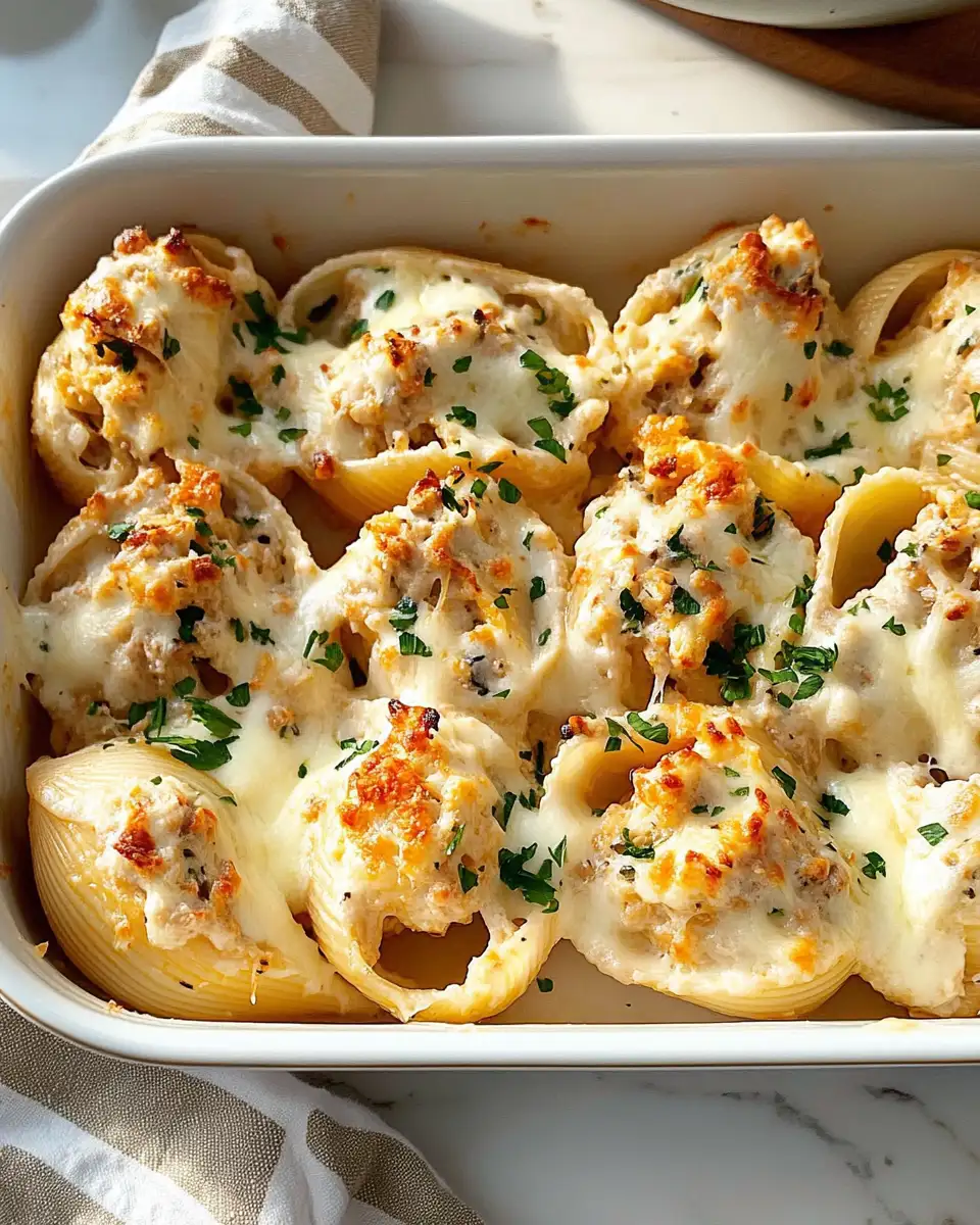 Dive into Decadence with Creamy Seafood Stuffed Shells - Featured Image