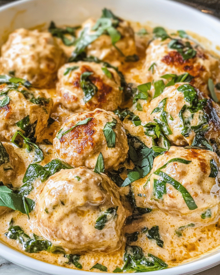 Savor the Flavors of Creamy Tuscan Chicken Meatballs - Featured Image