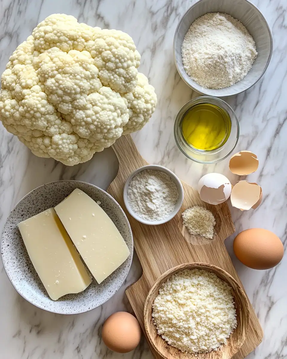 Ingredients for Irresistibly Crispy Parmesan Cauliflower Steaks to Elevate Your Dinner Game